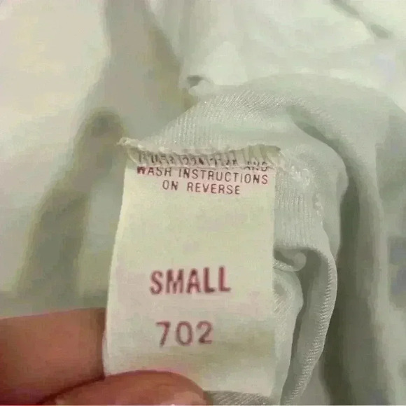 Vintage Nicole Sleeveless Nightgown Satin Lace Slip Blue Modest Chemise Size S - Picture 5 of 7